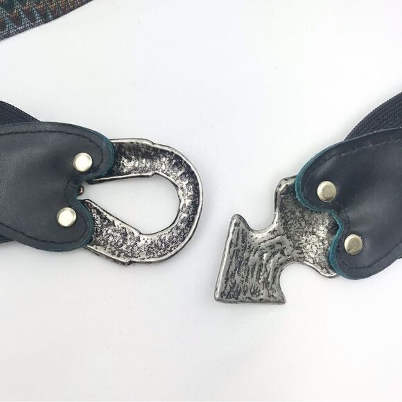 Vintage 80’s Silvertone Metal Arrow Buckle Belt - Picture 10 of 12